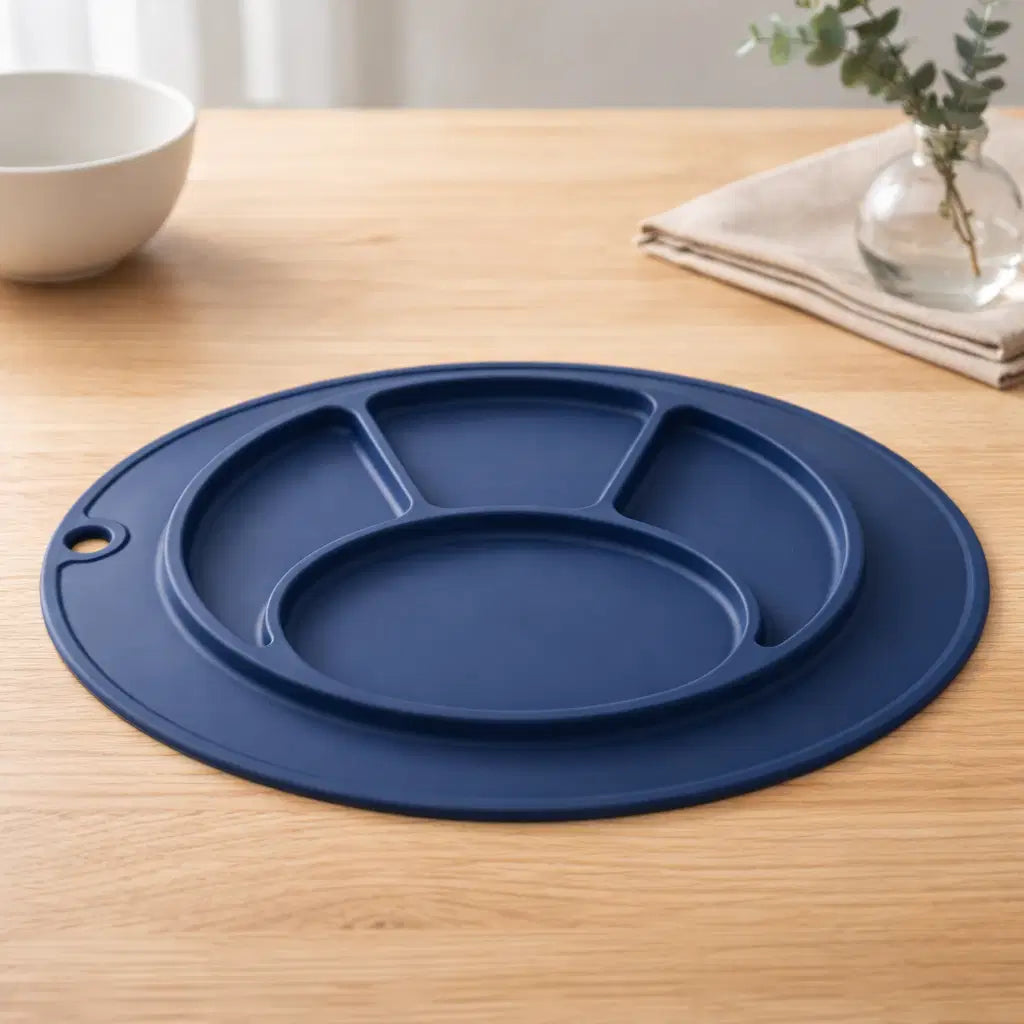 Giggle Bubs, Baby Silicone Non Slip Plate.