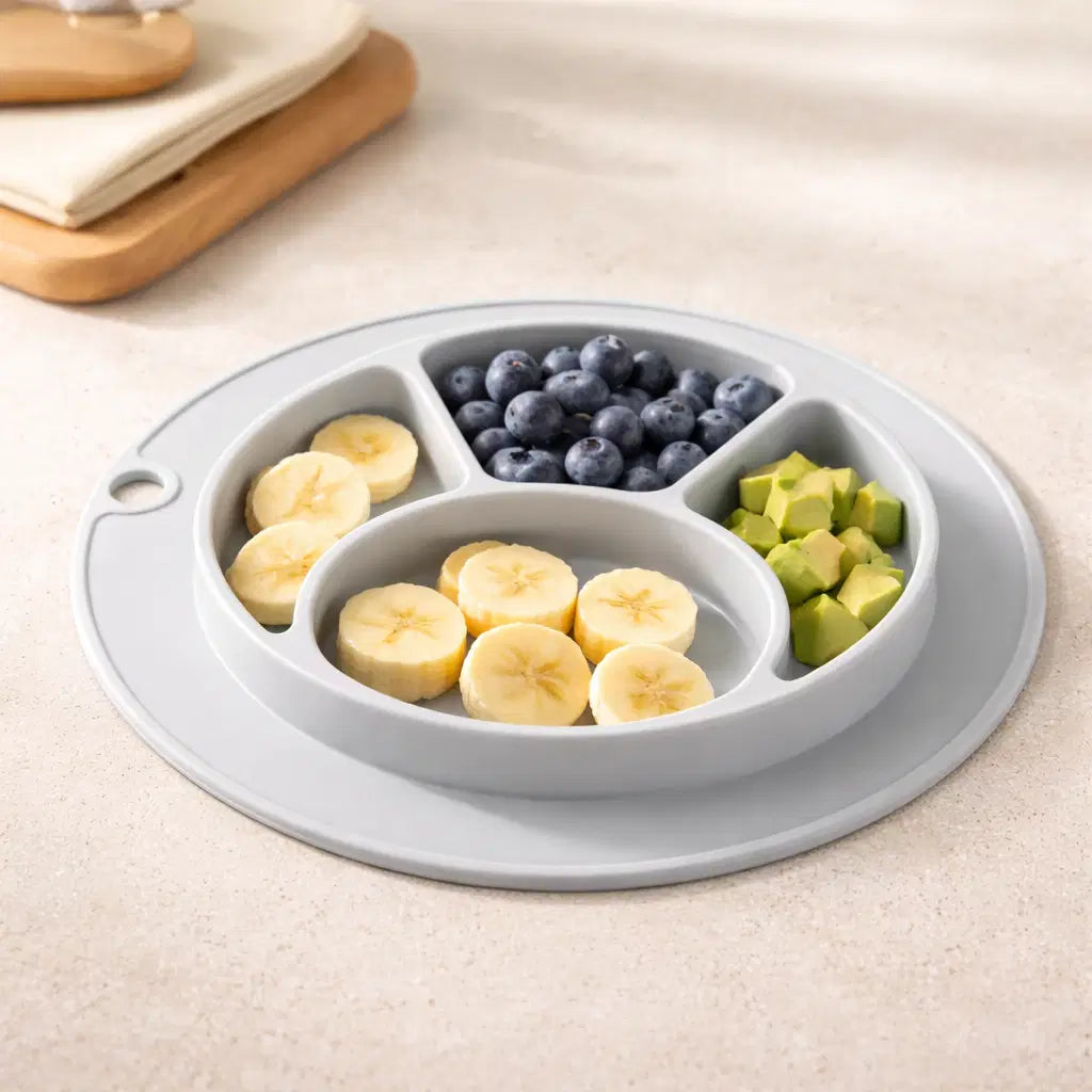 Giggle Bubs, Baby Silicone Non Slip Plate.