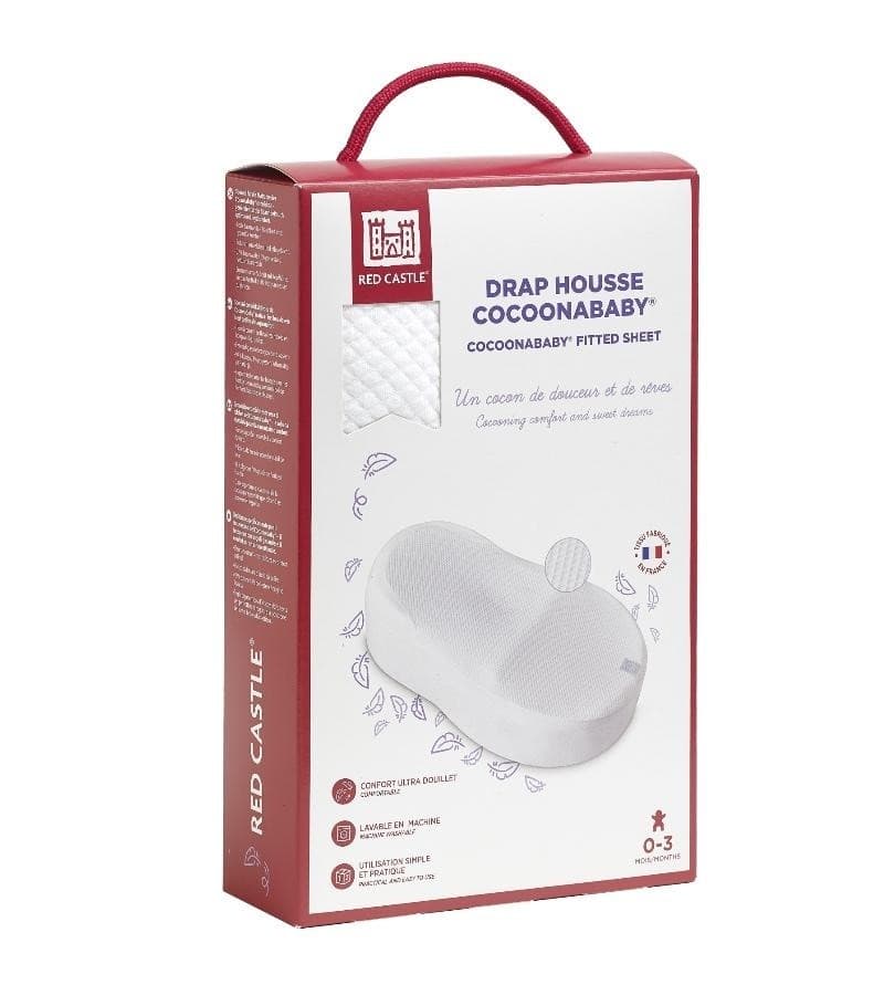 COCOONABABY NEST FITTED SHEET - WHITE