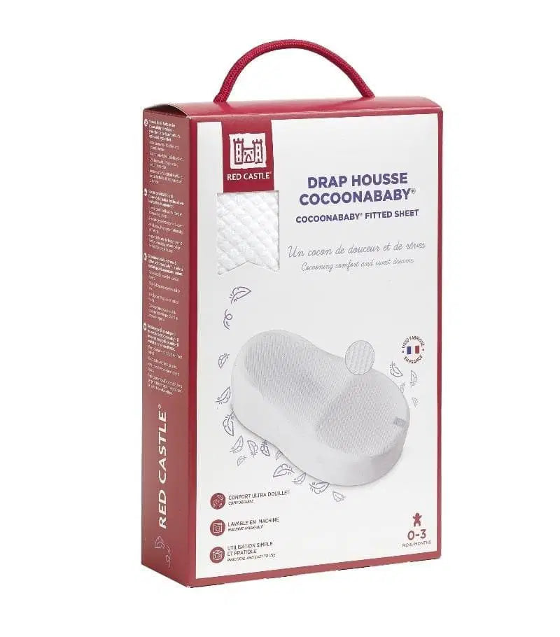 Cocoonababy Nest Fitted Sheet White