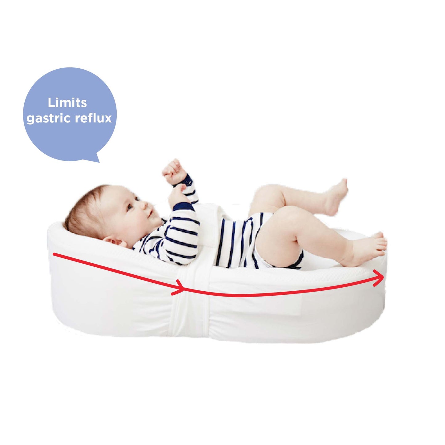 RED CASTLE, COCOONABABY NEST - WHITE