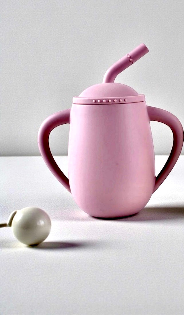 Giggle Bubs, EasySip Toddler Silicone Straw Cup