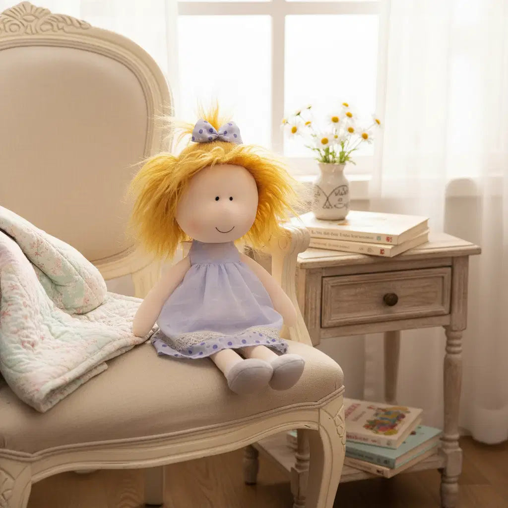 Giggle Bubs 🌸 Lily – A Gentle Comfort Doll (50 cm)and 🌷 Mila – A Sweet Playtime Companion (50 cm)