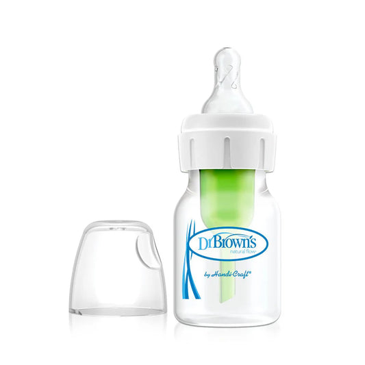DR BROWN'S OPTIONS+ ANTI COLIC NARROW NECK BOTTLE WITH LEVEL 1 TEAT, 60ML