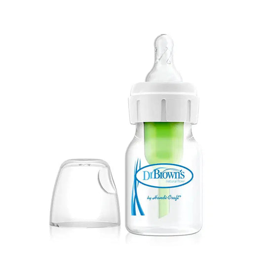 Dr Brown’s Options+ Narrow Neck Bottle with Level 1 Teat – 60ml