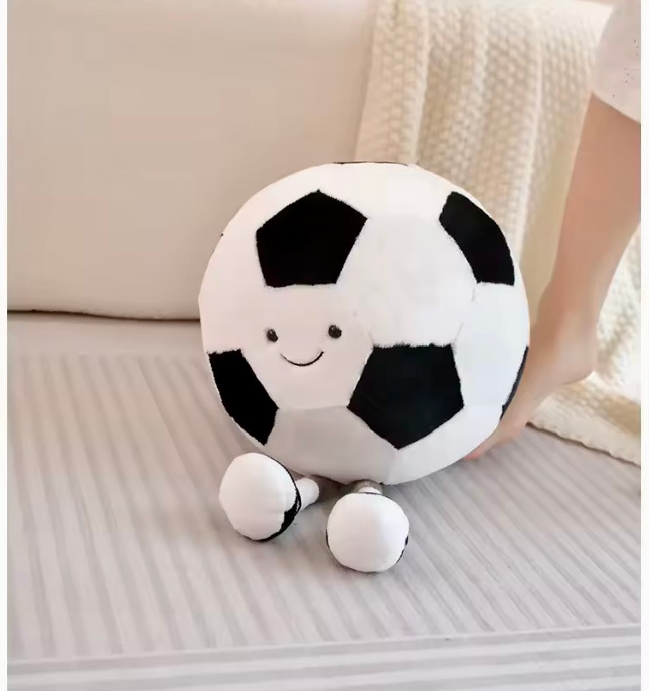 Giggle Bubs,™ Baby Sporty Snuggle Plush – Soccer or Basketball
