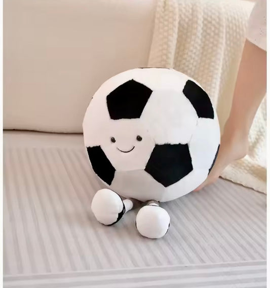 Giggle Bubs™ Sporty Snuggle Plush – Soccer or Basketball