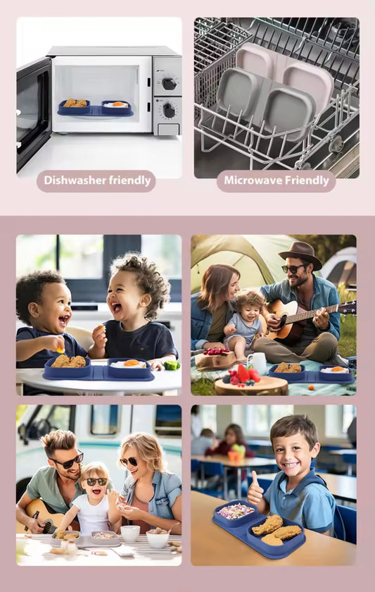 🥇 Giggle Bubs Fold & Go Snack Plate