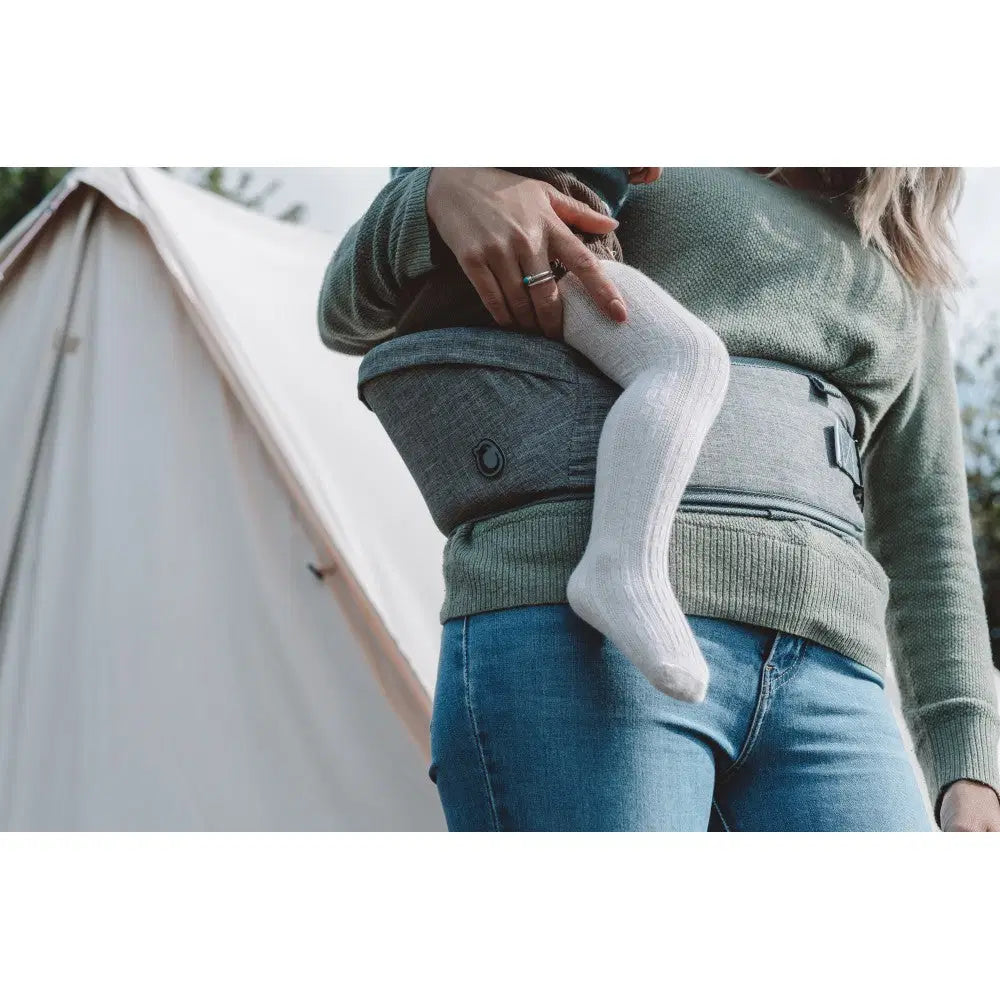 Hippychick Hip Seat Denim Grey