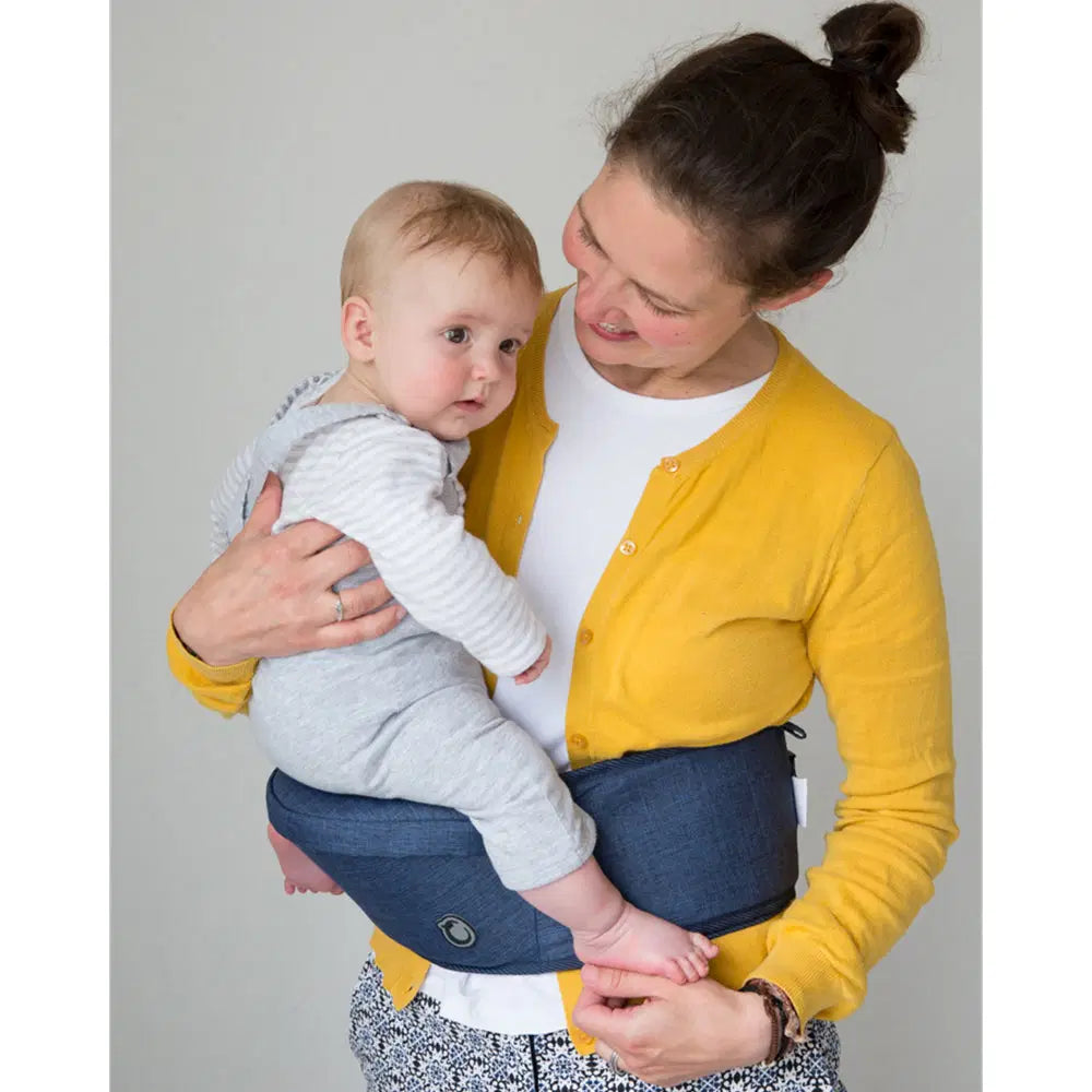 Hippychick Hip Seat Denim Blue