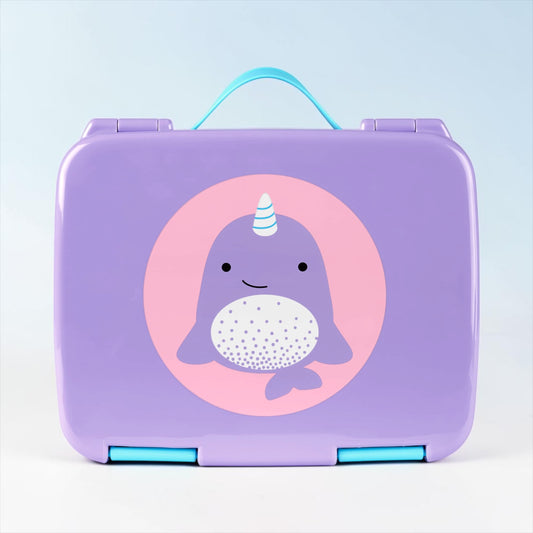 SKIP HOP, SPARK STYLE, KIDS, BENTO LUNCH BOX - NARWHAL
