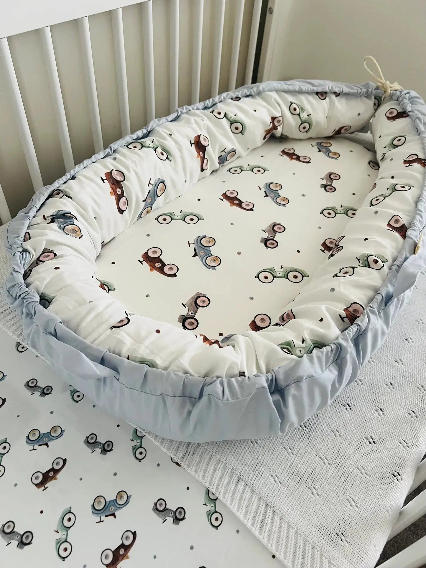 Mini Me Baby Lounger Cars