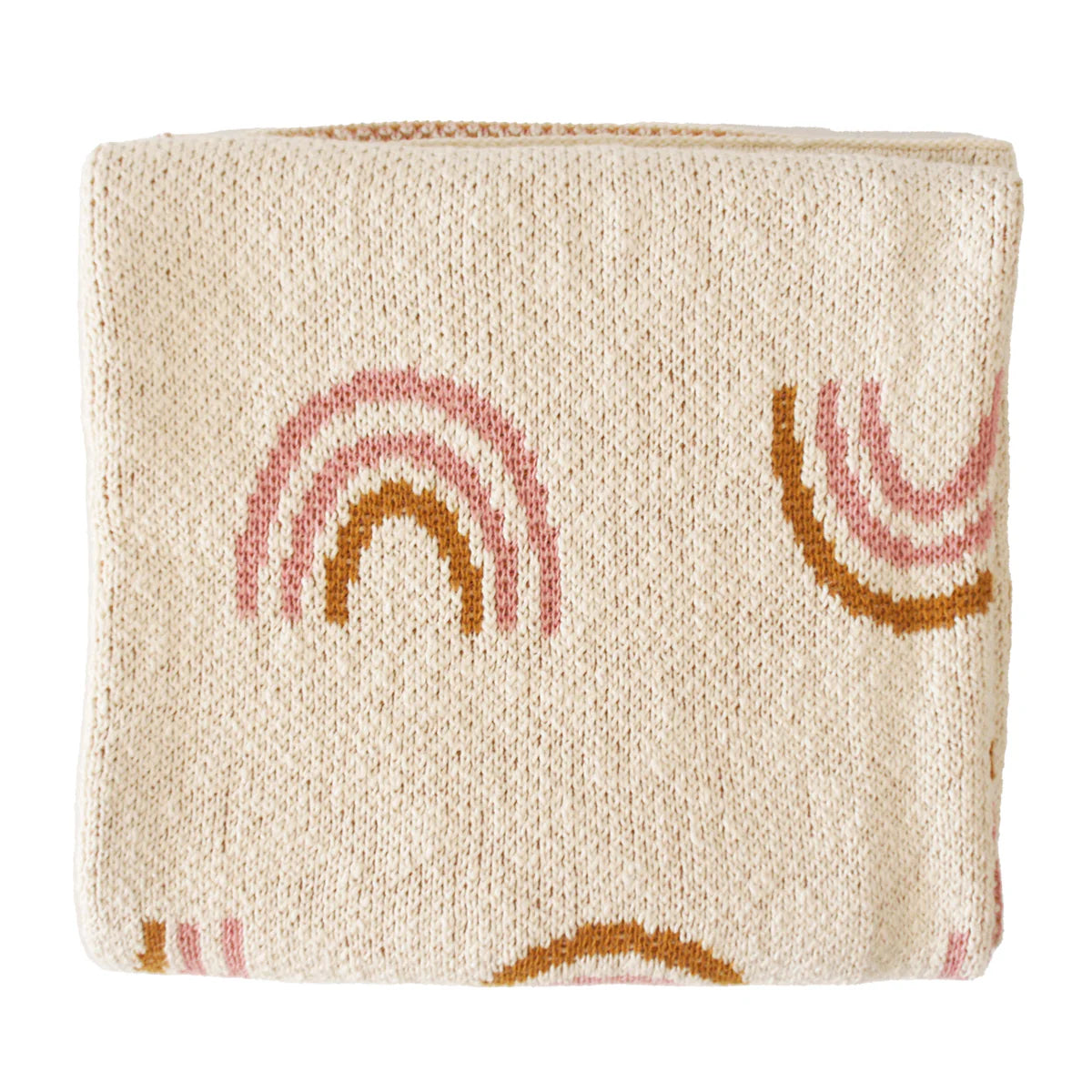 ALIMROSE Rainbow Baby Blanket Pink