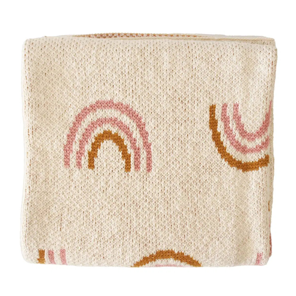 ALIMROSE Rainbow Baby Blanket Pink
