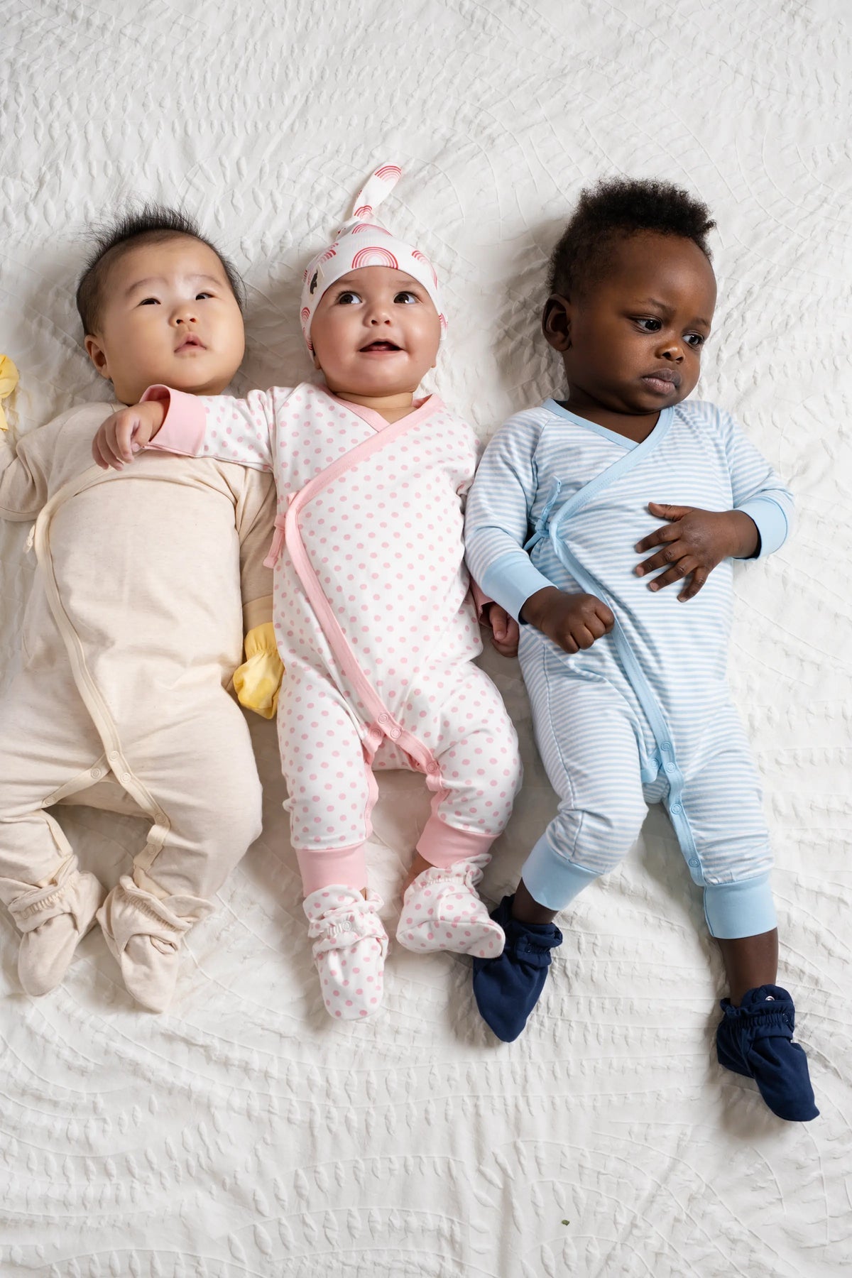 Monica+Andy 2-Pack Organic Baby Booties Light Pink ( Limited Edition)