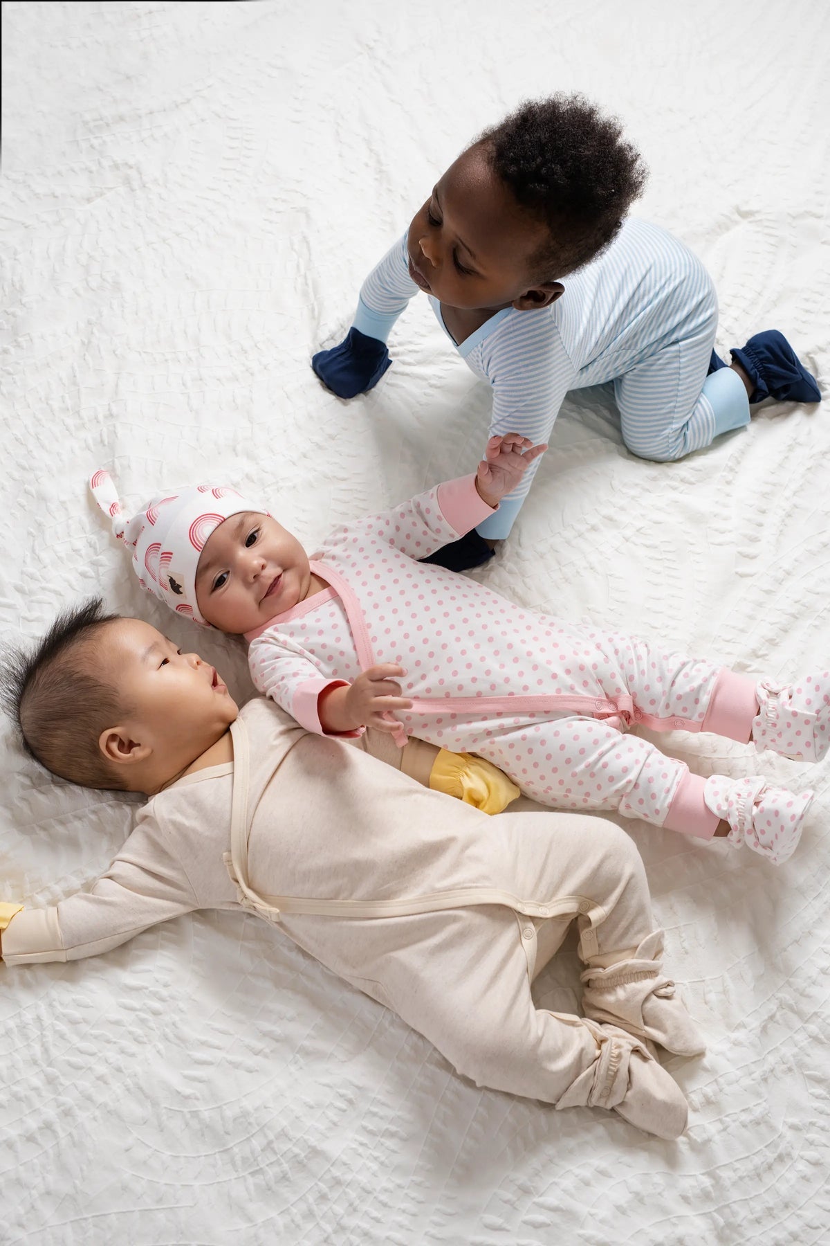 Monica+Andy 2-Pack Organic Baby Booties Light Pink ( Limited Edition)