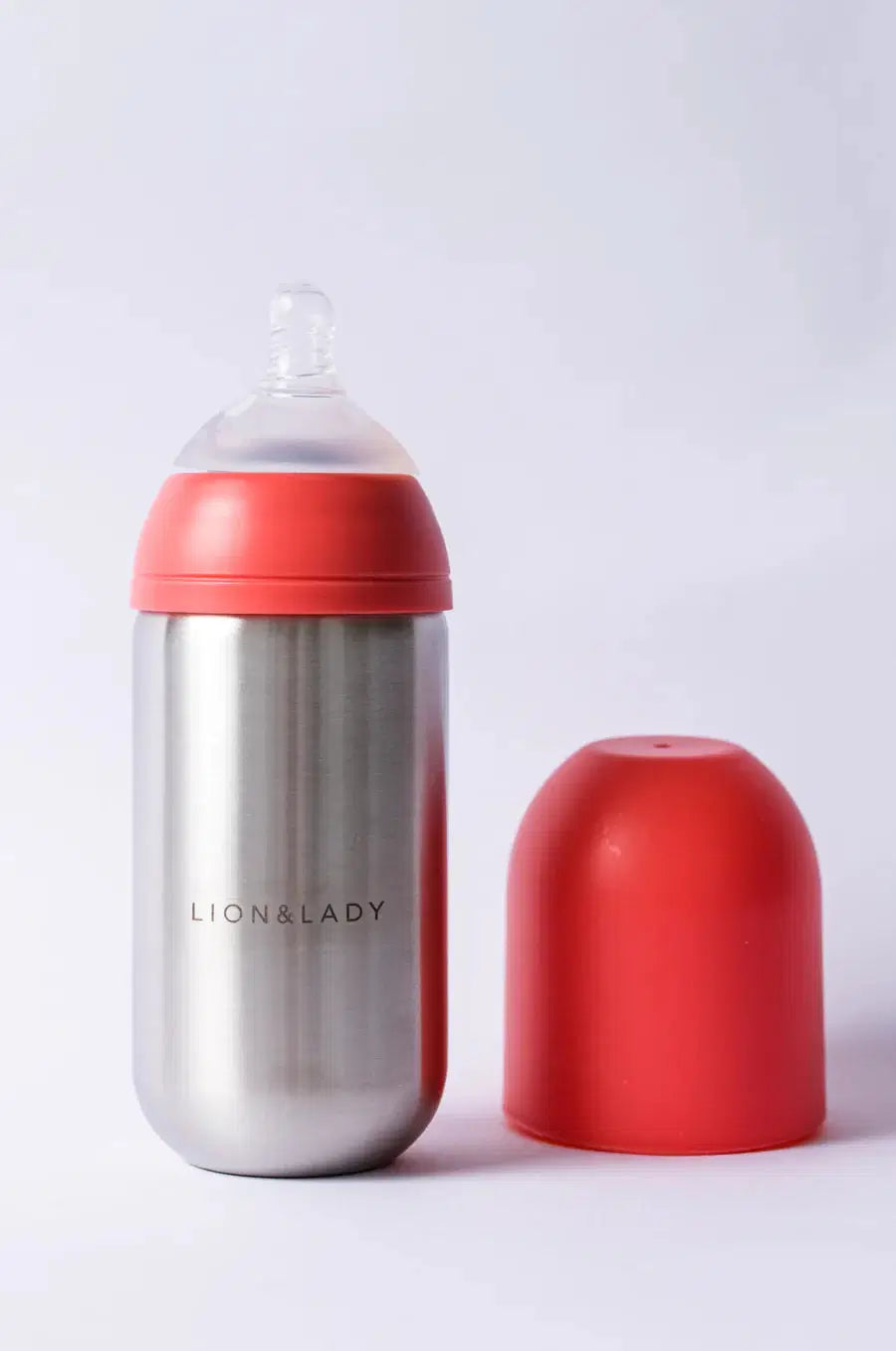 Lion & Lady 18/8 Stainless Steel Baby bottle - 350ml (More Colors)