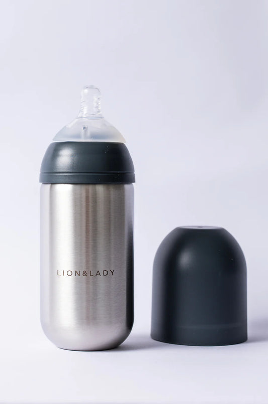 The Lion & Lady 18/8 Stainless Steel Baby bottle - 350ml (More Colors)