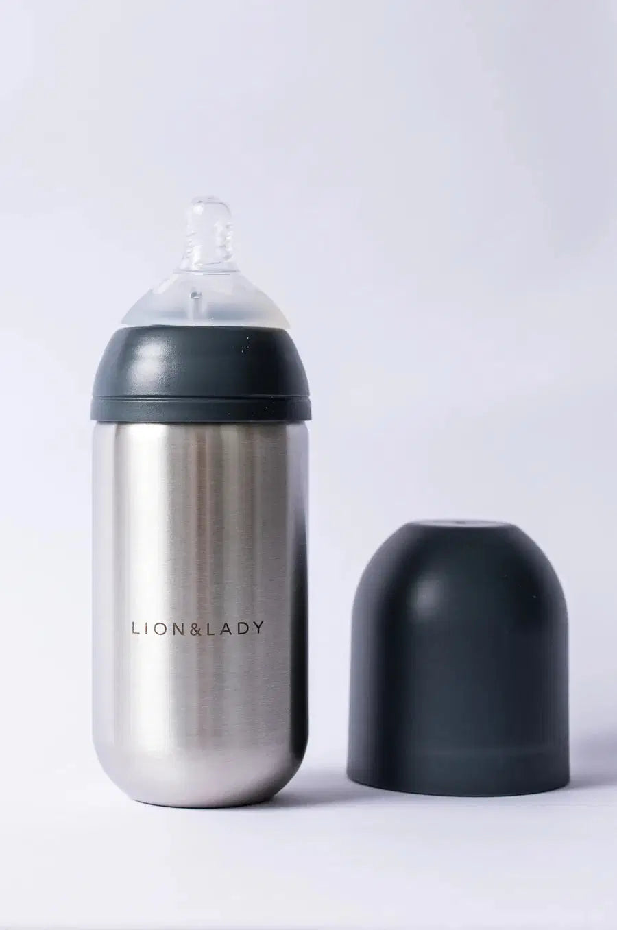 Lion & Lady 18/8 Stainless Steel Baby bottle - 350ml (More Colors)