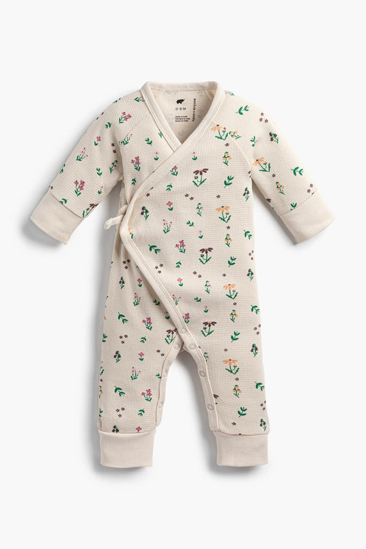 Monica + Andy Kimono Tie One-Piece Fall Flowers