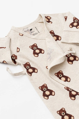 Monica + Andy Kimono Tie One-Piece Baby Teddy Bears