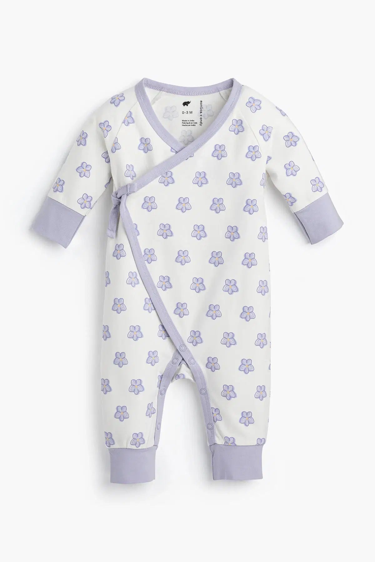 Monica + Andy Kimono Tie One Piece Sweet Violets