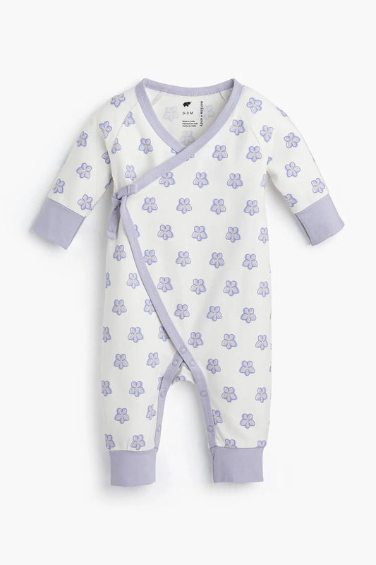 Monica + Andy Kimono Tie One Piece Sweet Violets