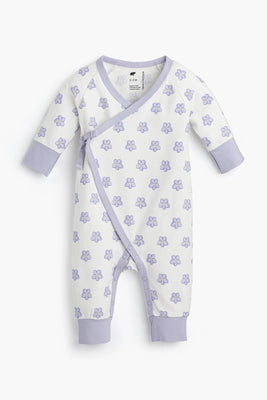 Monica + Andy Kimono Tie One-Piece Sweet Violets