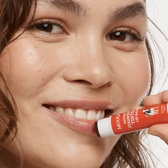 MooGoo Edible Lip Balm 5g – Strawberry Tinted