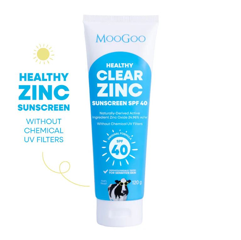 MooGoo Clear Zinc Sunscreen SPF 40