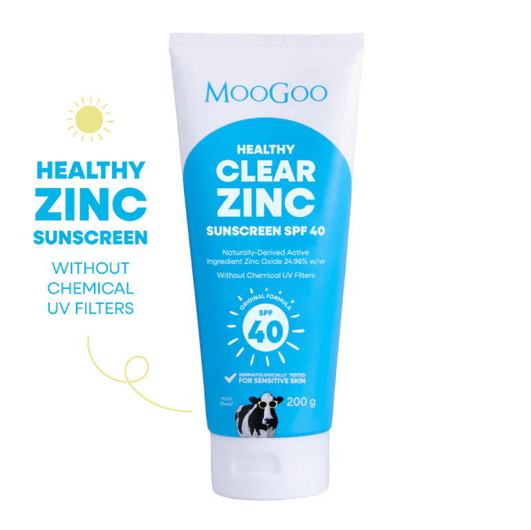 MooGoo Clear Zinc Sunscreen SPF 40