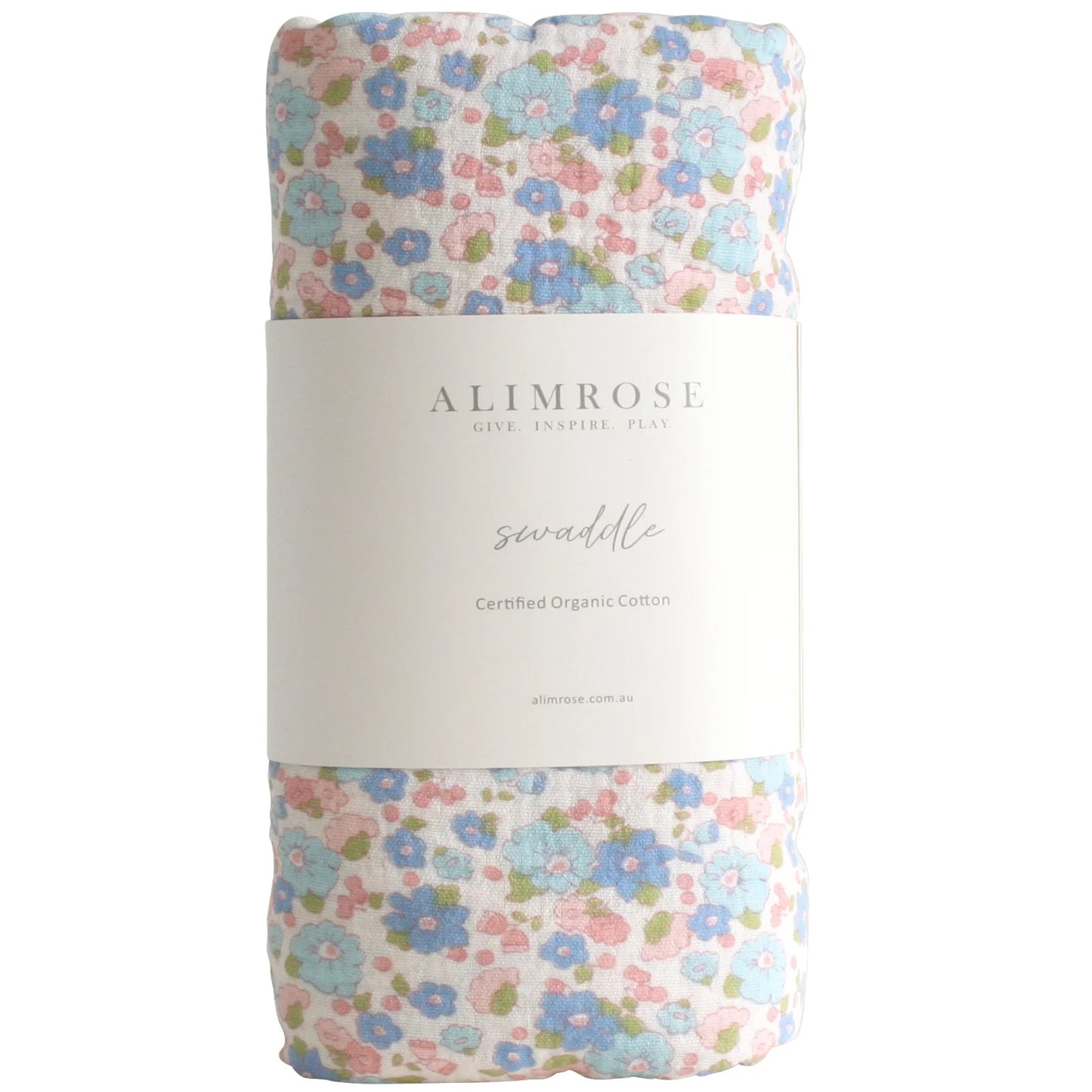 ALIMROSE Muslin Swaddle Liberty Blue