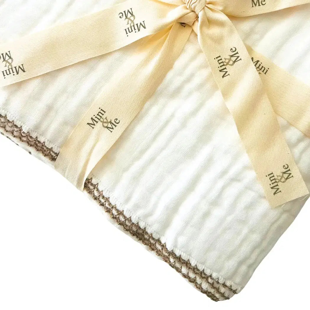 Mini Me Dreamy Muslin Blanket Ivory