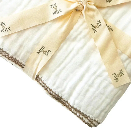 Mini Me Dreamy Muslin Blanket Ivory