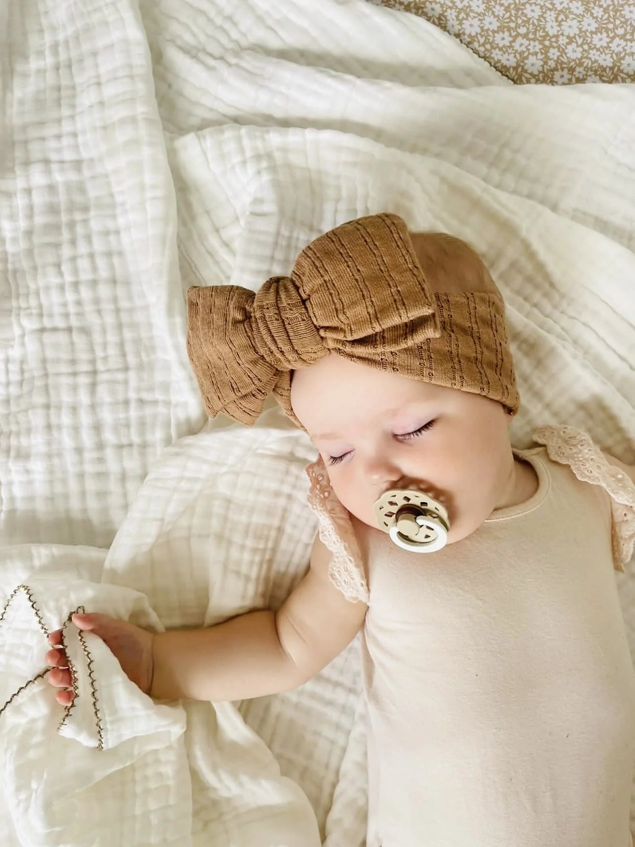 Mini & Me DREAMY MUSLIN BLANKET IVORY