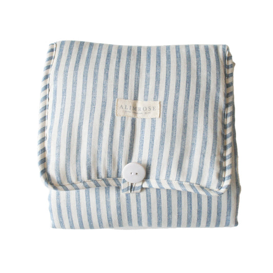 ALIMROSE Little Traveller Change Mat Chambray Stripe