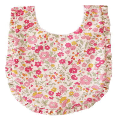 ALIMROSE Ruffle Edge Bib Rose Garden