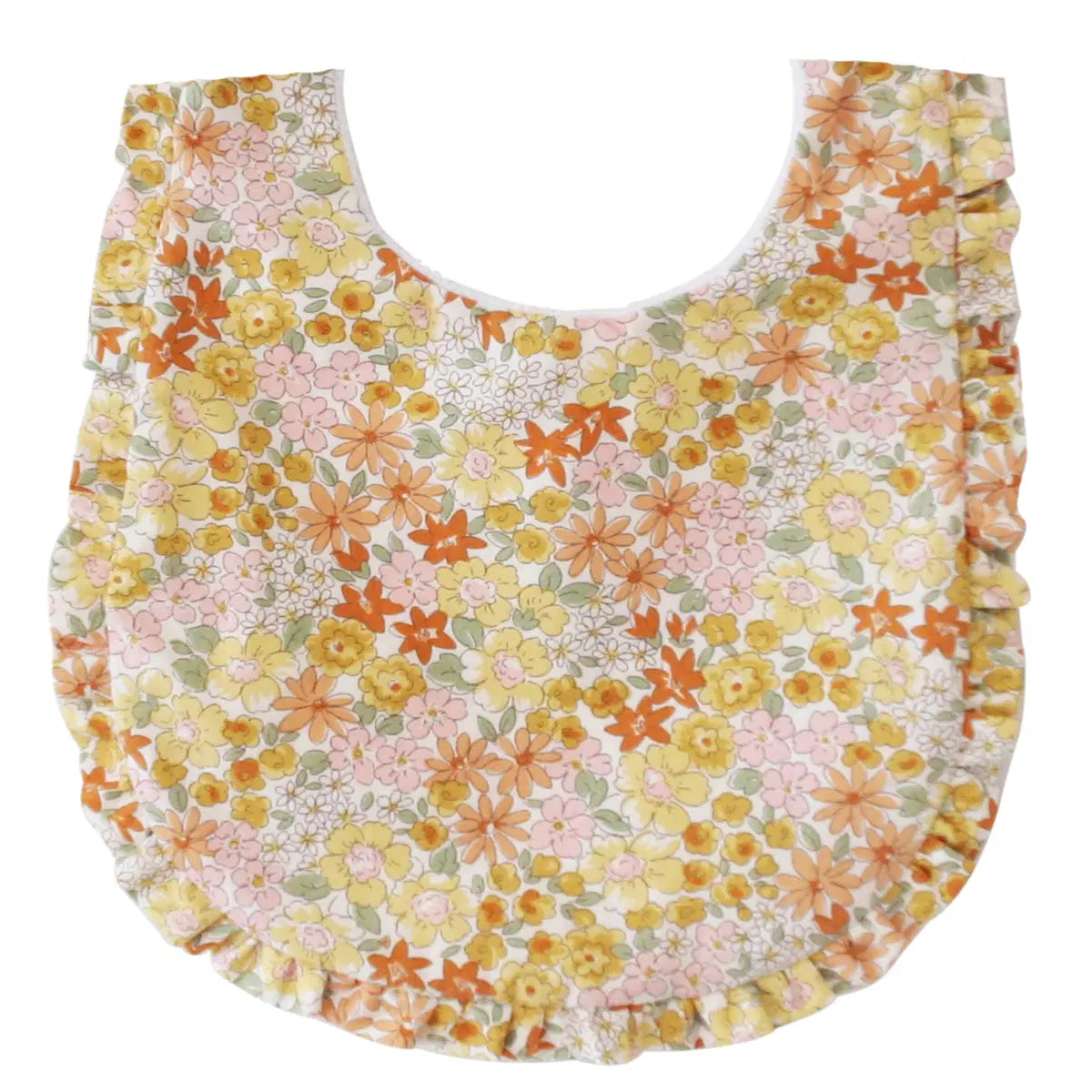 Ruffle Edge Bib Rose Garden