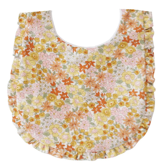 Ruffle Edge Bib Rose Garden