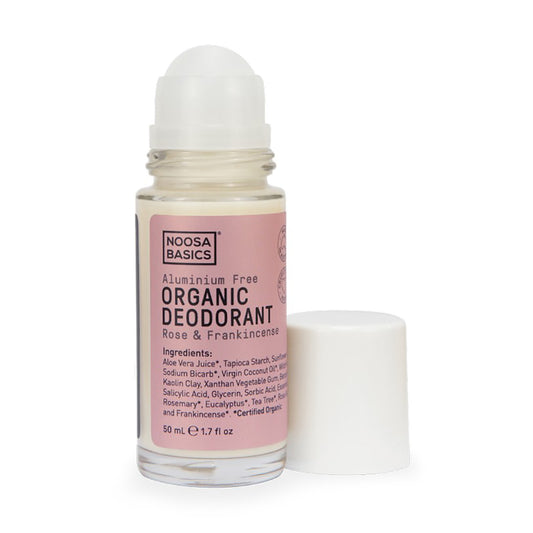 NOOSA BASICS Deodorant Roll On - Rose & Frankincense 50ml
