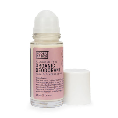 NOOSA BASICS Deodorant Roll On - Rose & Frankincense 50ml