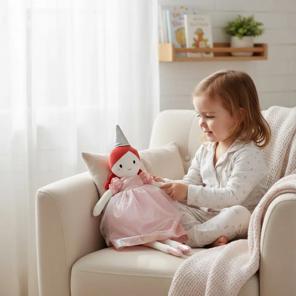 Giggle Bubs Princess Ruby Rose Doll 35Cm