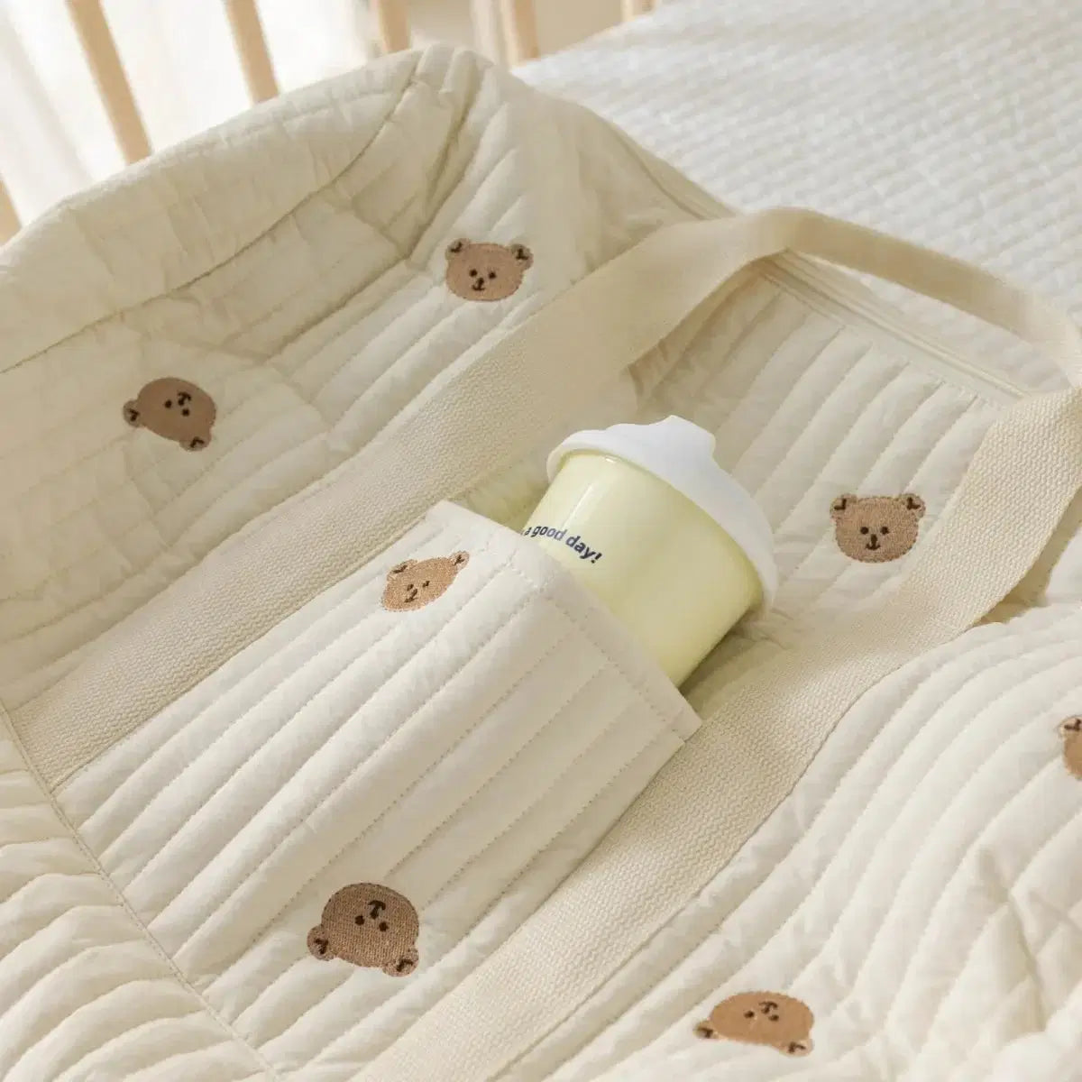 Large Mummy Maternity Embroidered Organizer Bag