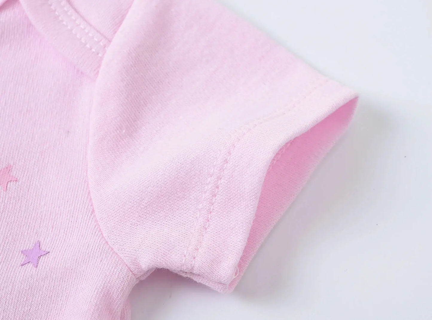 Giggle Bubs, 3PC Cotton Short Sleeve Girl Bodysuit
