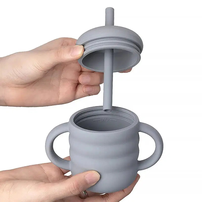Giggle Bubs, Baby Silicone Cups and Straw