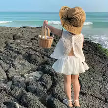 GiggleBubs Baby Girl Sleeveless Lace Cotton T-shirt and short