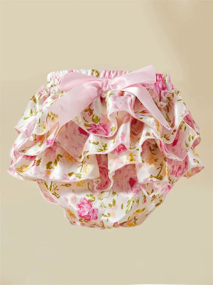 Toddler Ruffle Print Diaper Baby Short