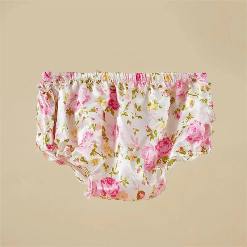 Toddler Ruffle Print Diaper Baby Short