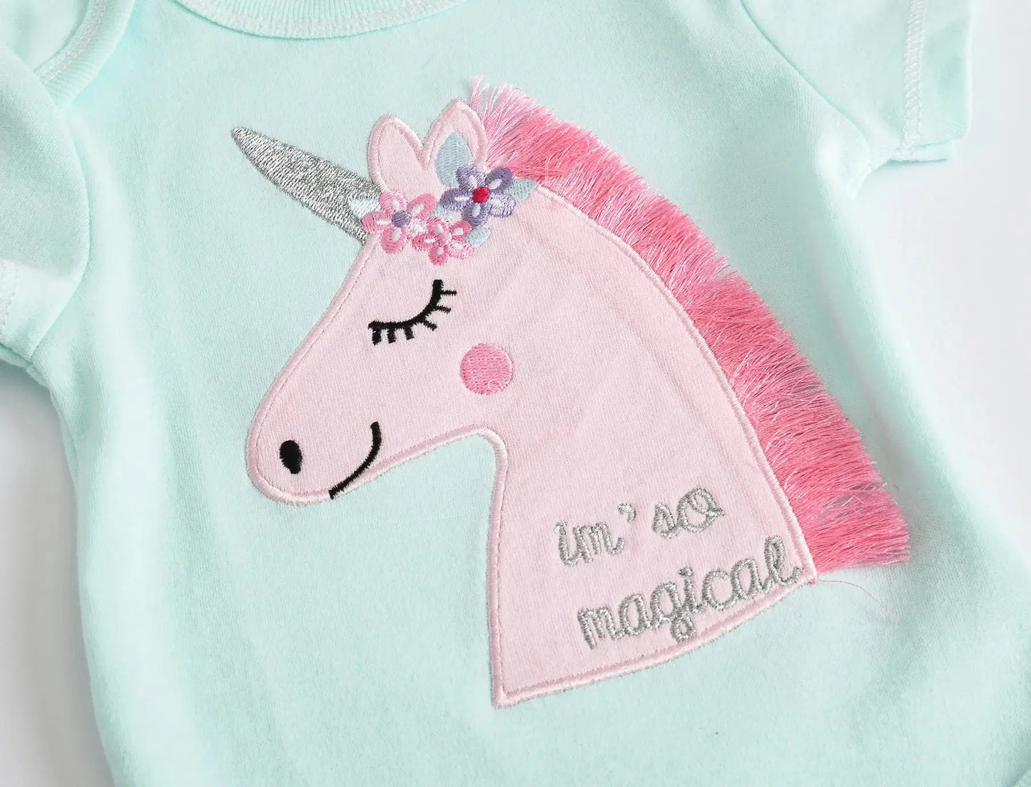 Giggle Bubs, 3PC Cotton Short Sleeve Girl Bodysuit