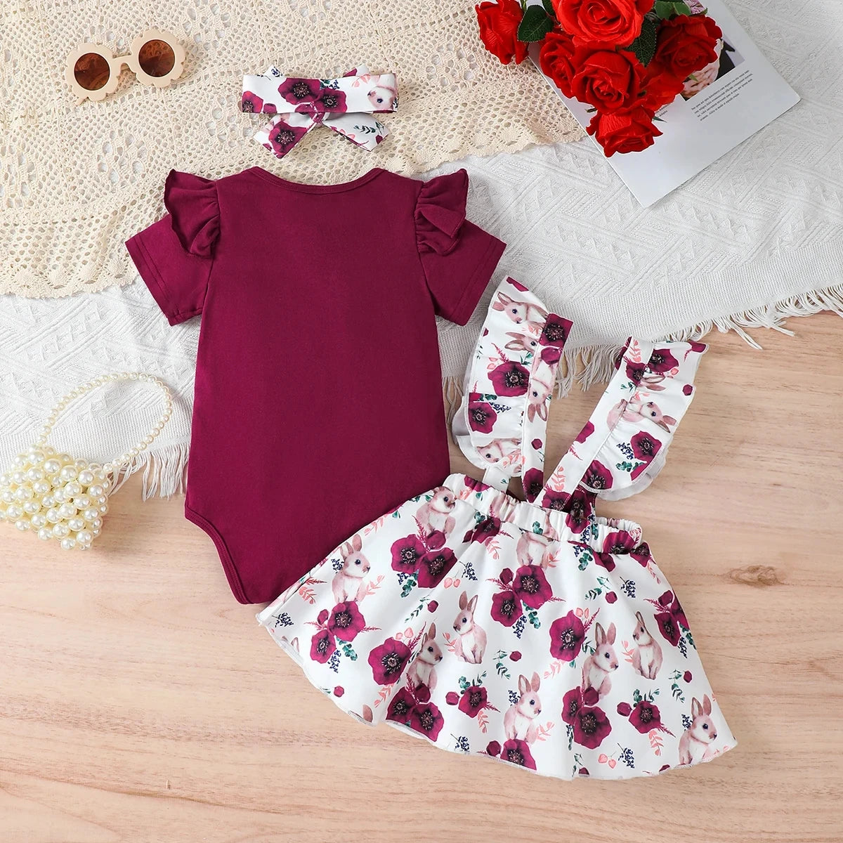 GiggleBubs Baby Girl Summer Set  3_6 M